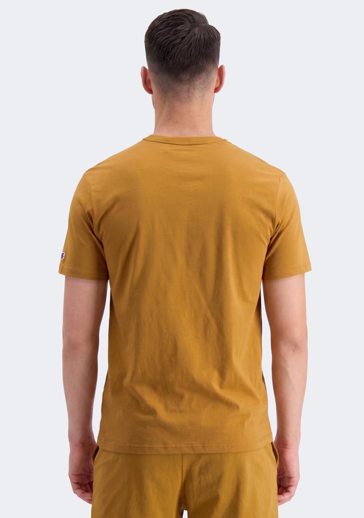 Champion Men's Script Logo Short Sleeve Tee Miss Honey