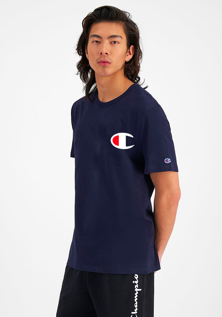 Champion Men’s C Logo Short Sleeve Tee Navy