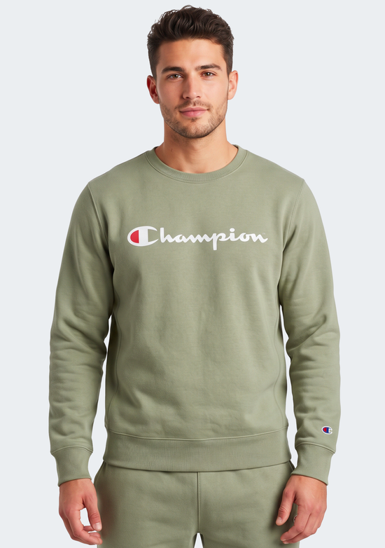 Champion Men’s Script Crew