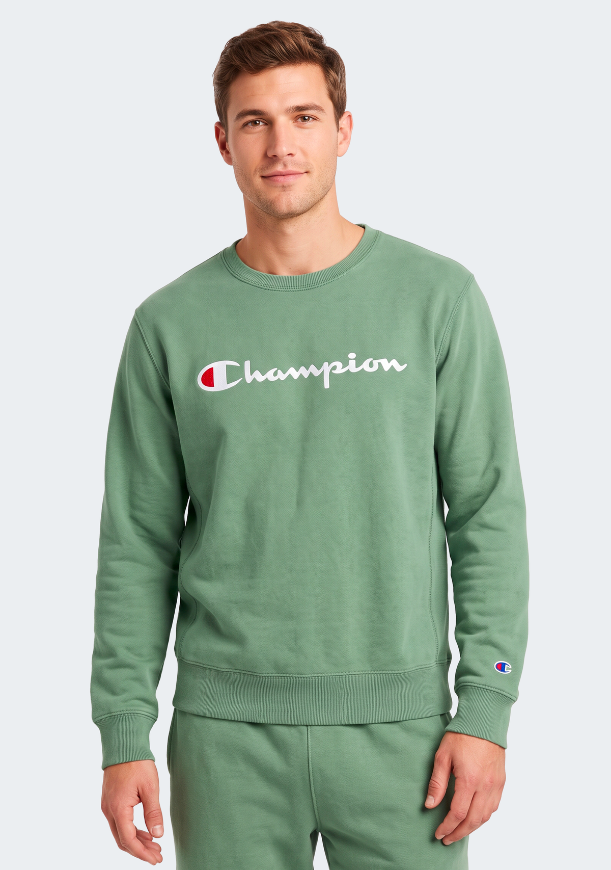 Champion Men’s Script Crew