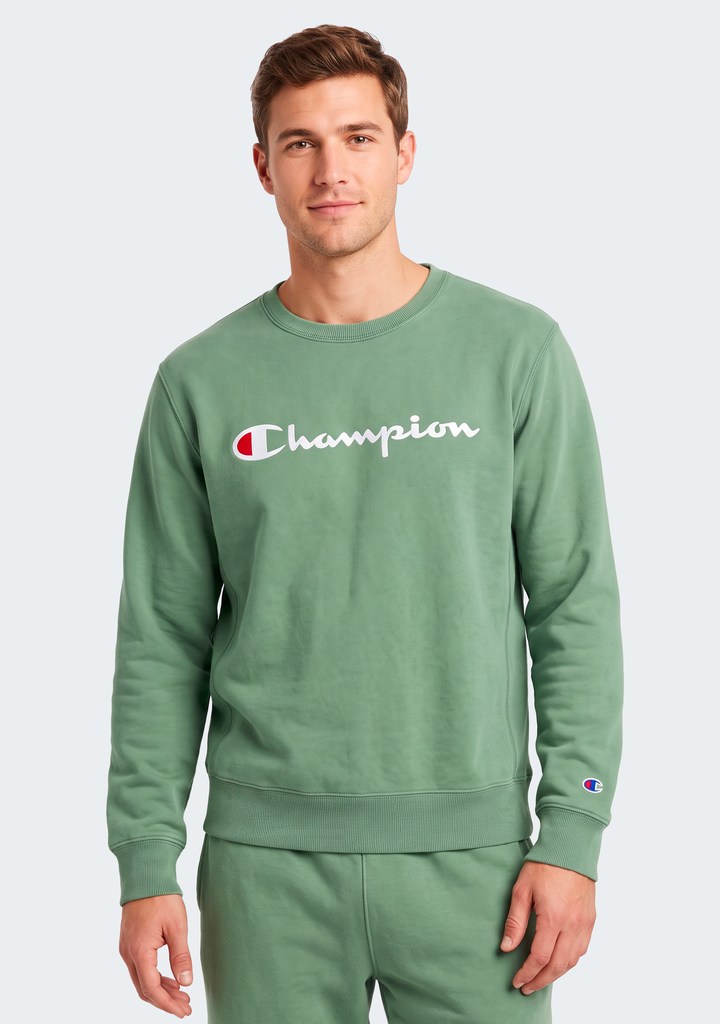 Champion Men’s Script Crew