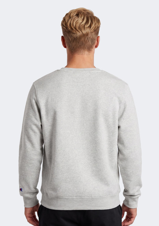 Champion Men’s Script Crew Oxford Heather