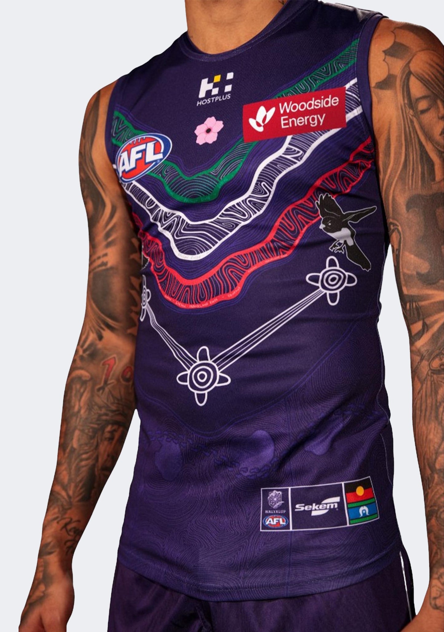 Burley Sekem Men's Fremantle Dockers 2025 Indigenous Home Replica Jumper