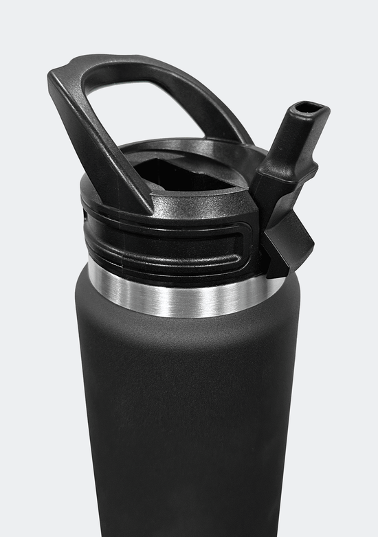 Fridgy 780mL Grip Range Sippy Lid Water Bottle Black