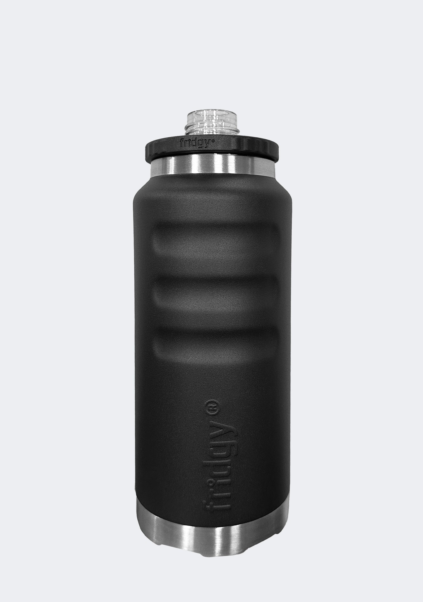 Fridgy 1080mL Grip Range Dual Lid Water Bottle Black
