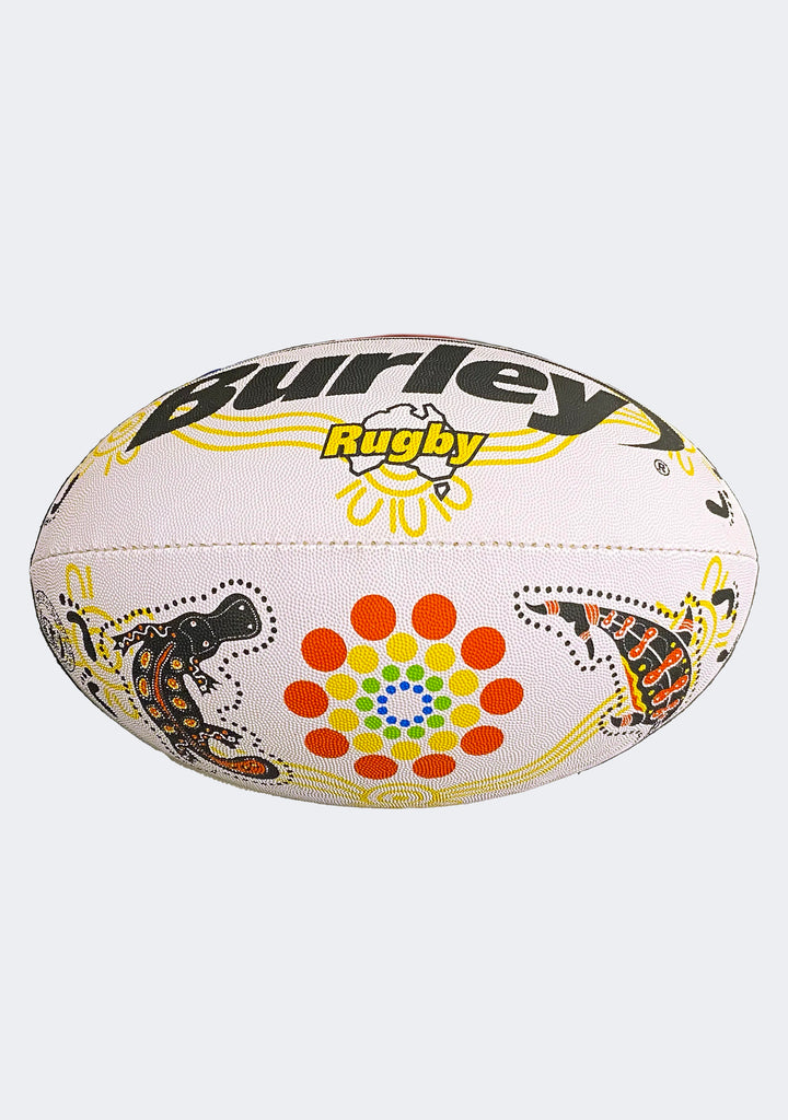 Burley Jim Kidd Sports Indigenous Rugby Ball