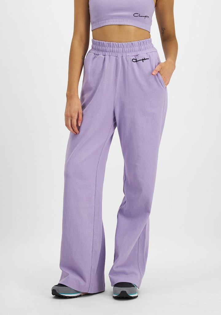 Champion Women's Jersey Hi Waist Wide Leg Pant