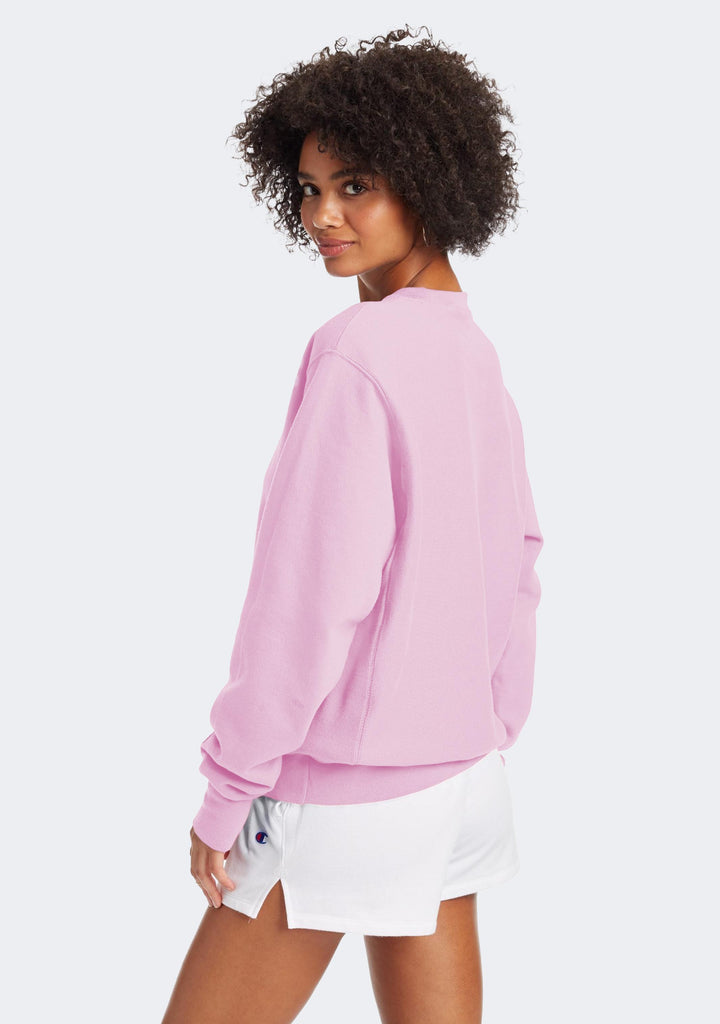 Champion Women's French Terry Small C Logo Crew
