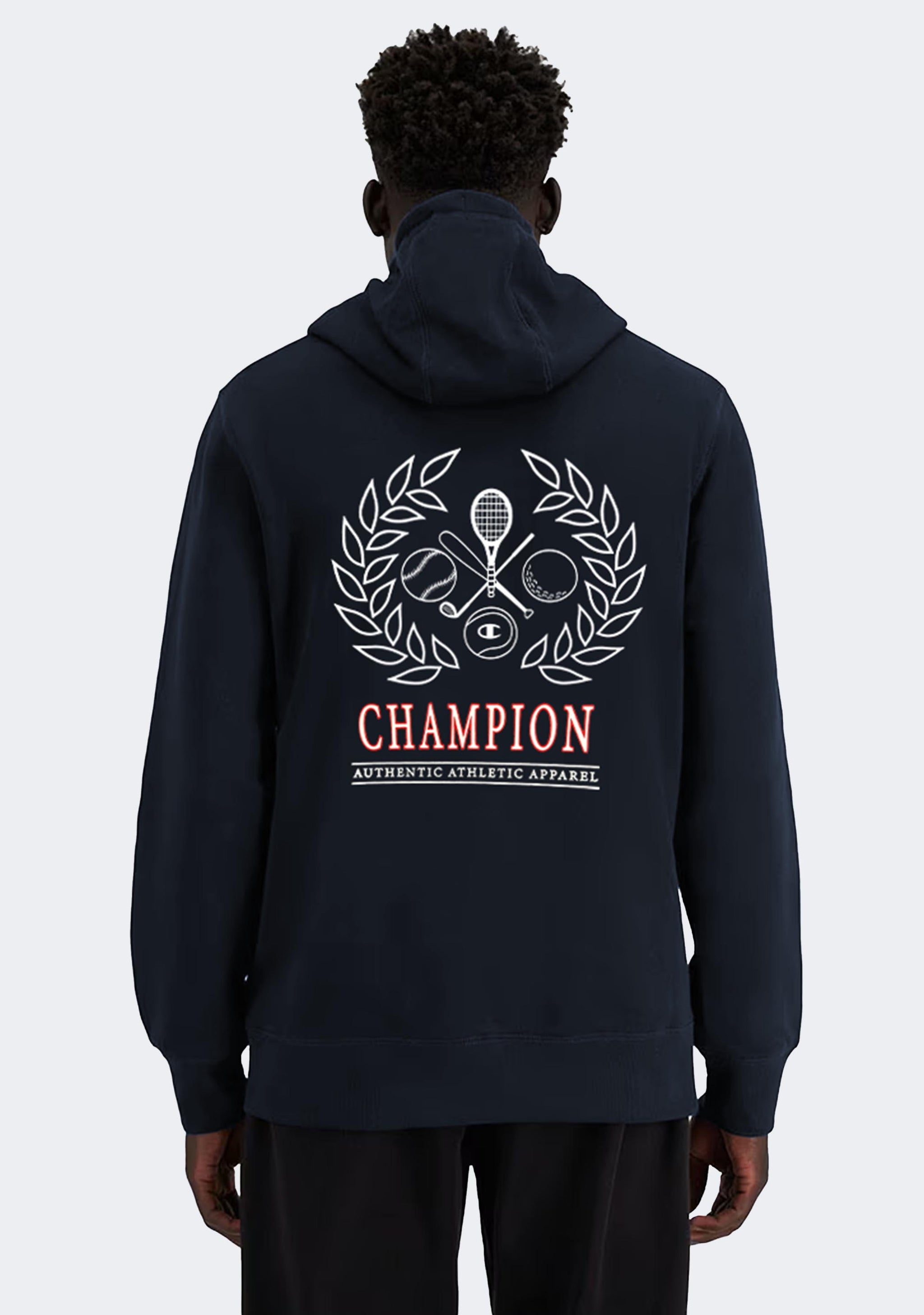 Champion Men's Graphic RM Print Hoodie