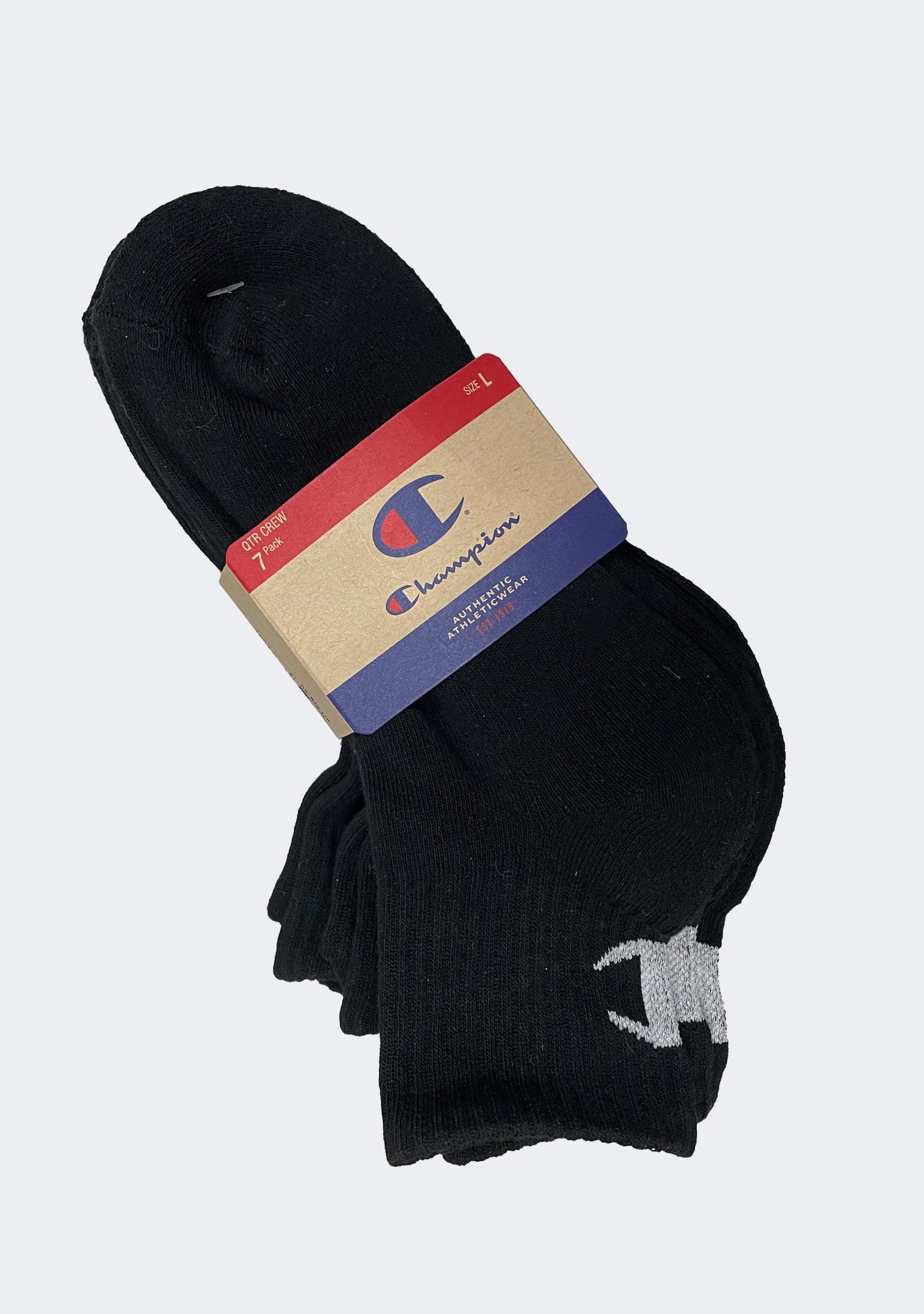 Champion Kids' Quarter Crew Socks (7 Pack)