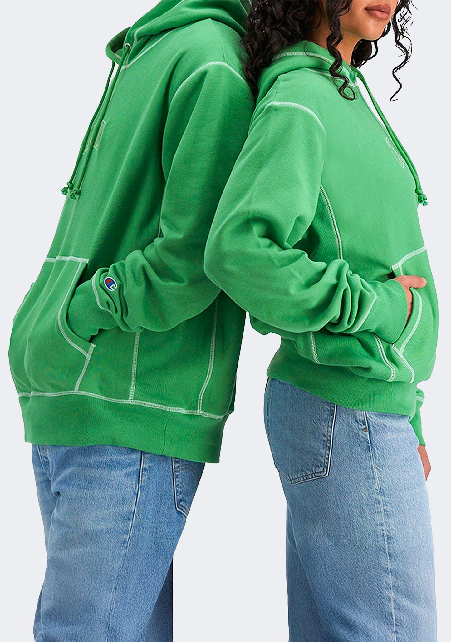 Champion Men's Reverse Weave Contrast Stitch Hoodie