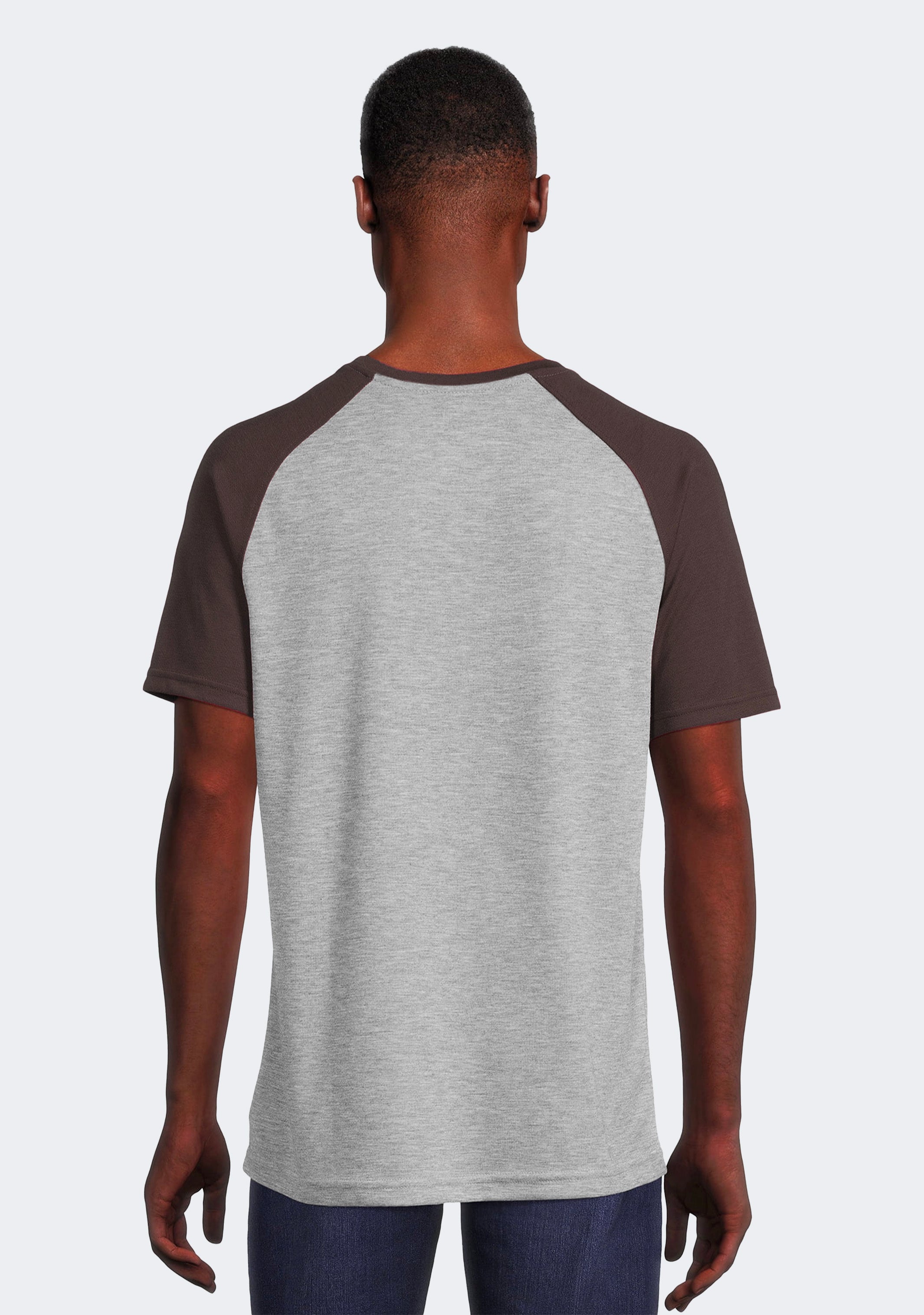 Champion Men's Colourblock Raglan Script Tee