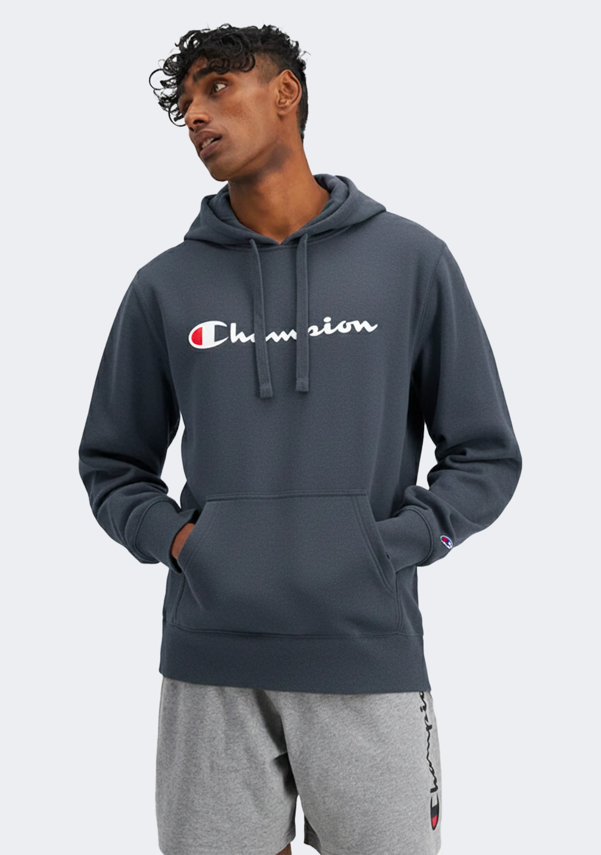 Champion Men’s Script Hoodie Chimney
