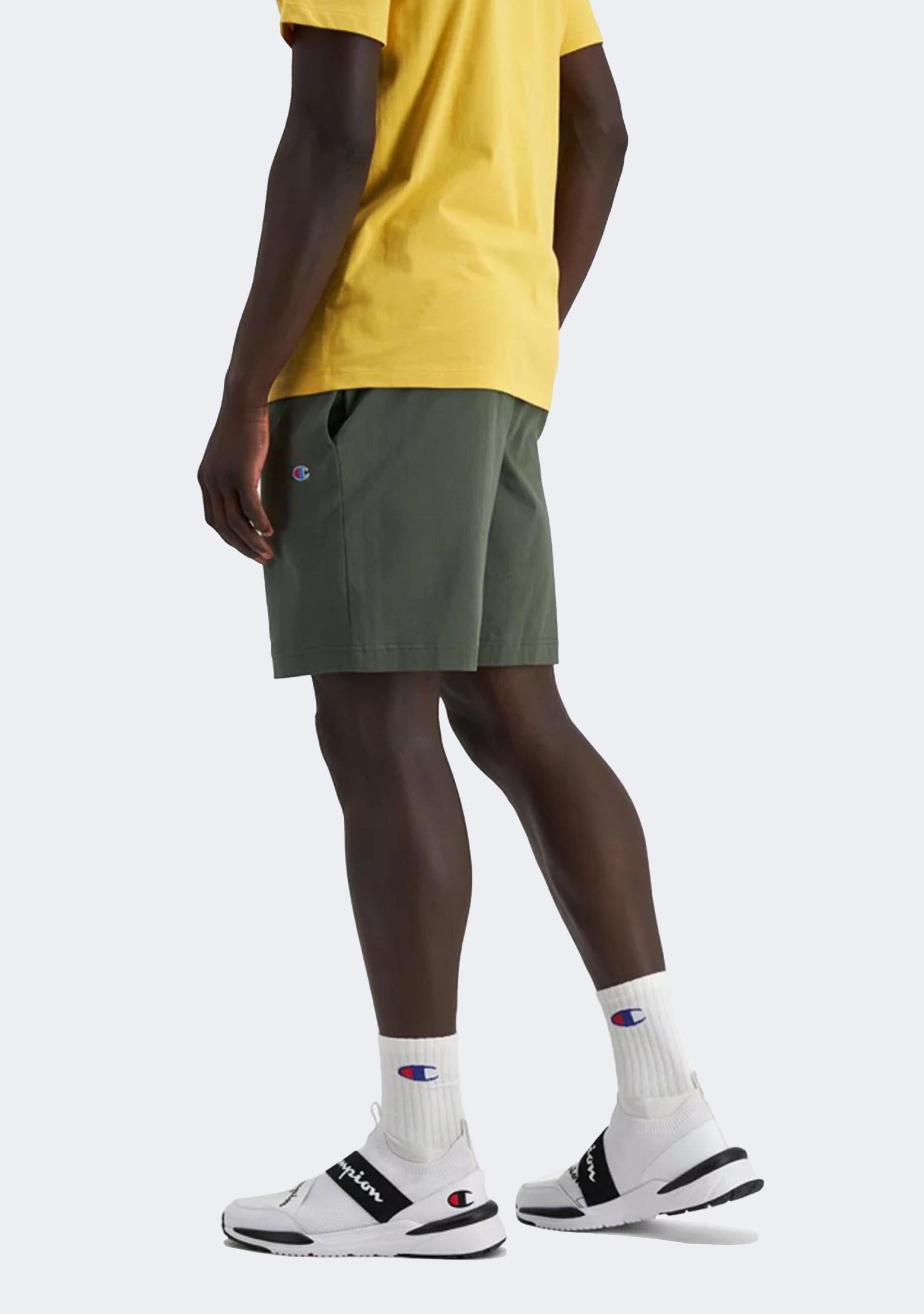 Champion Men's C Logo Jersey Shorts