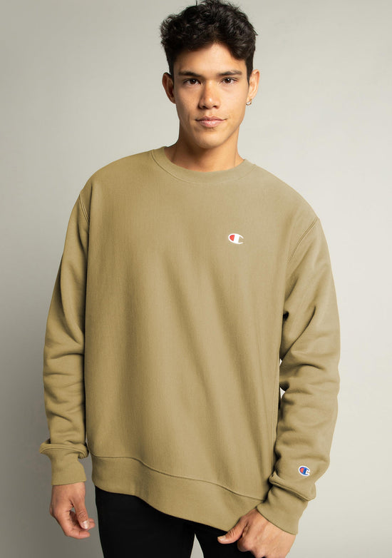 Champion Men's Reverse Weave Small C-Logo Crew