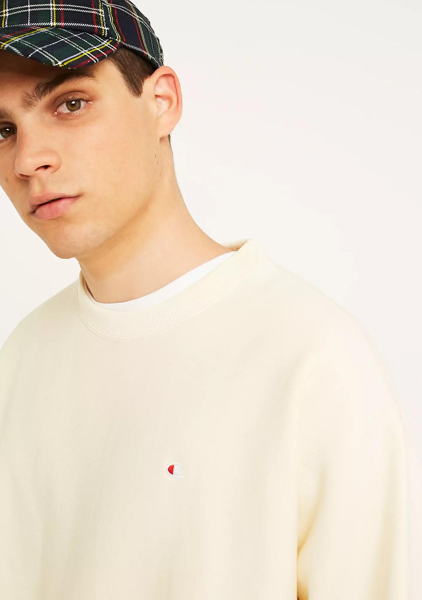 Champion Men's Reverse Weave Small C Crew