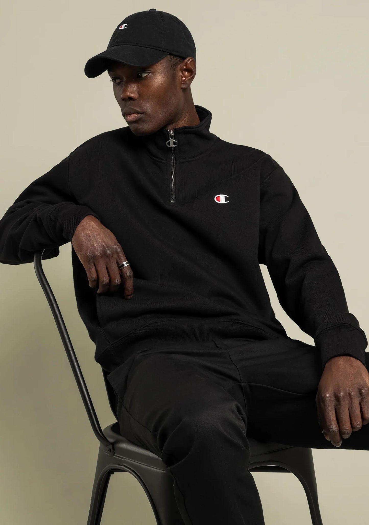 Champion Men's Reverse Weave Terry Quarter Zip