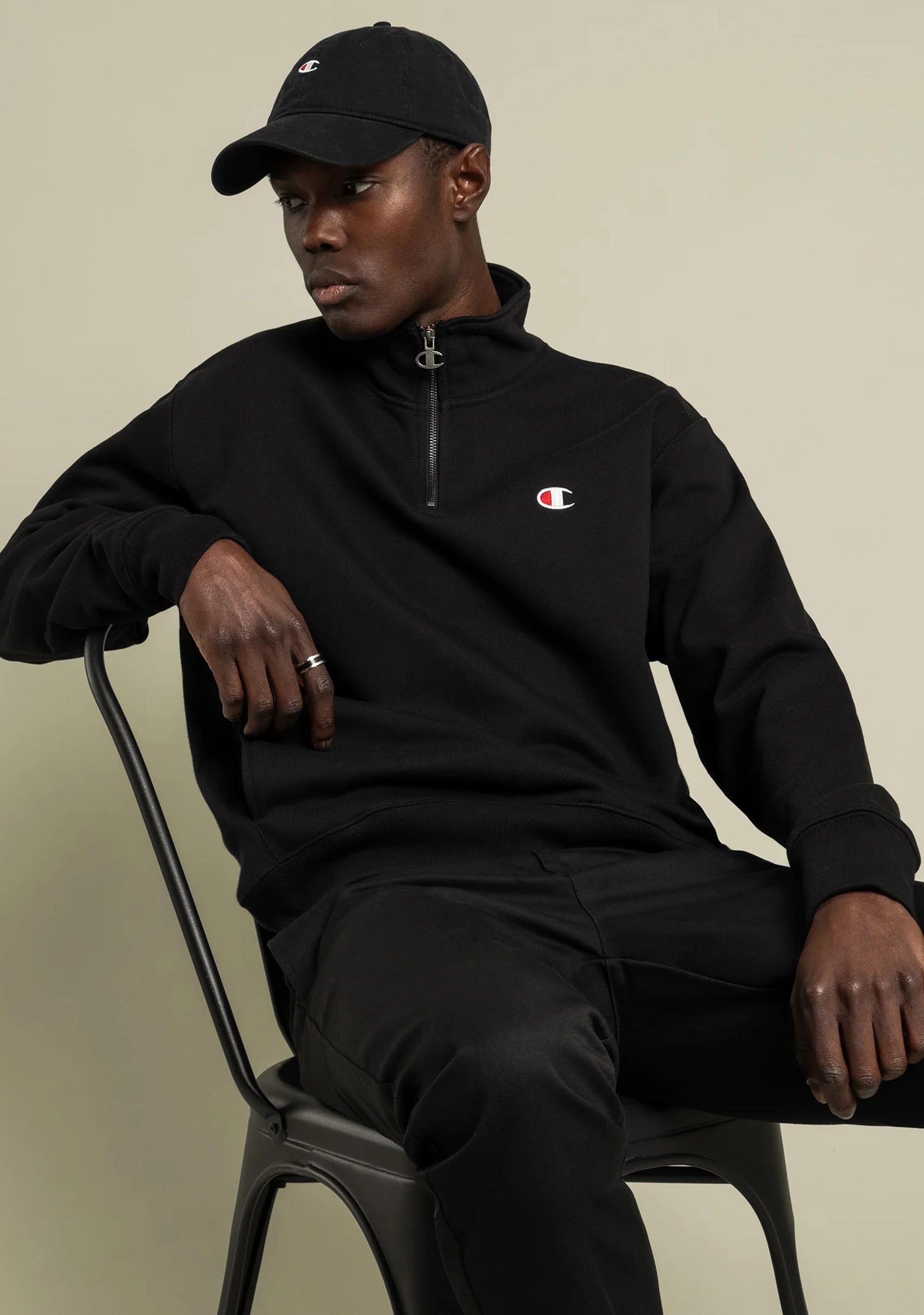 Champion Men's Reverse Weave Terry Quarter Zip