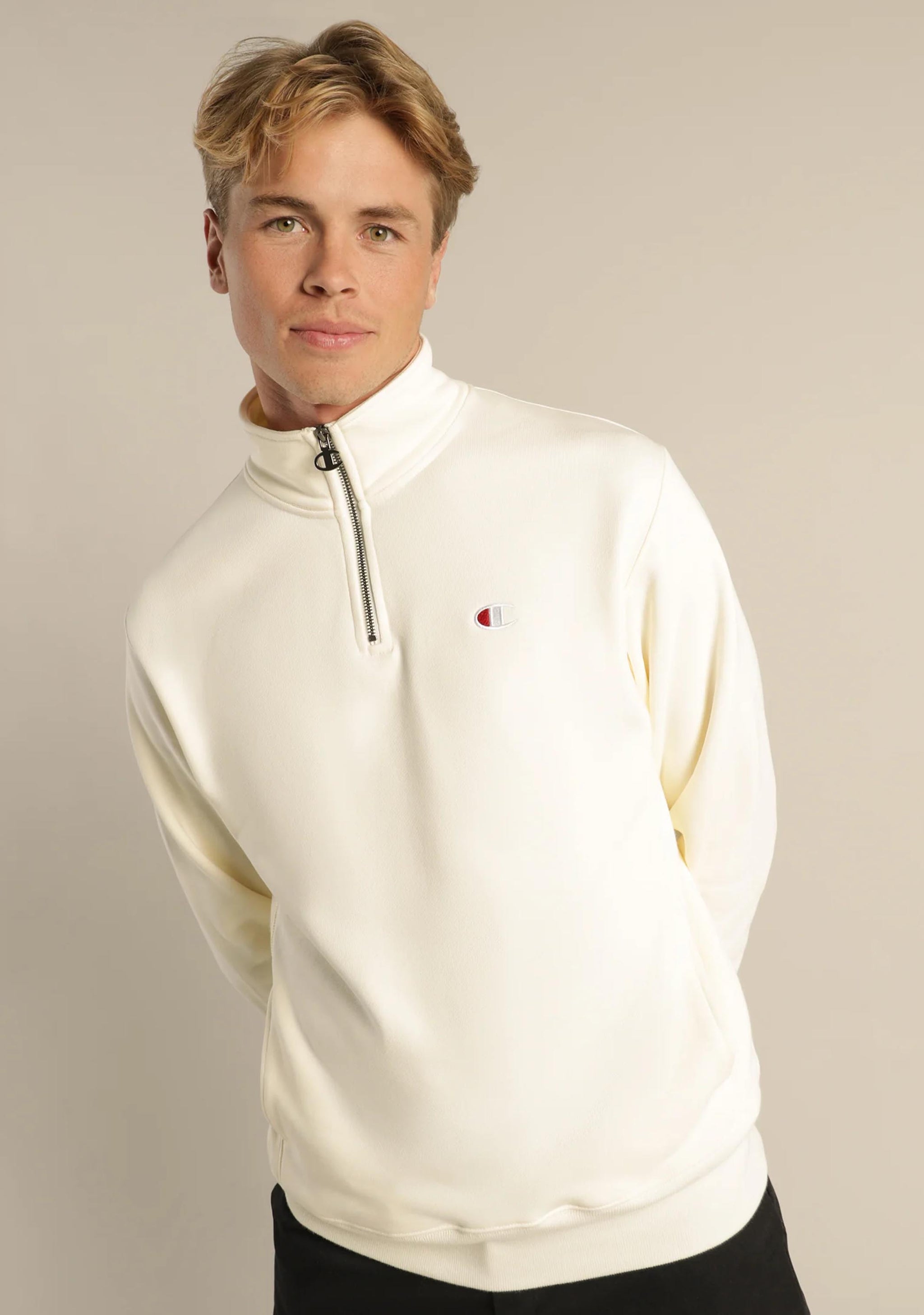 Champion Men's Reverse Weave Terry Quarter Zip