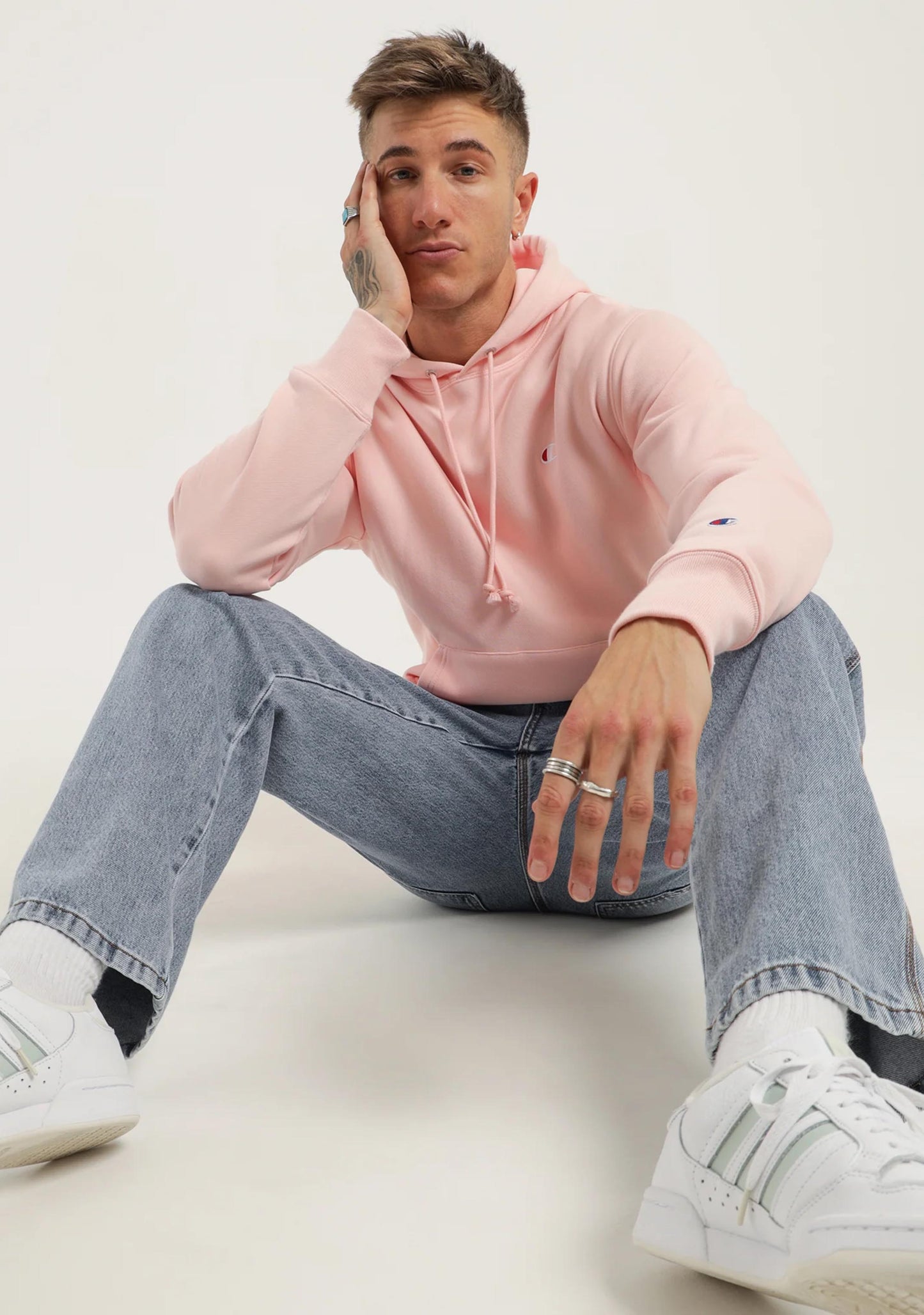 Champion Men's Reverse Weave C Hoodie
