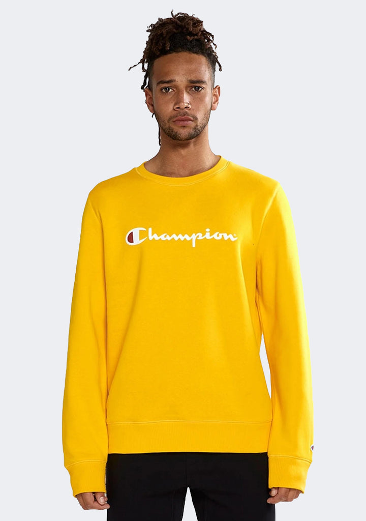 Champion Men’s Script Crew Mango