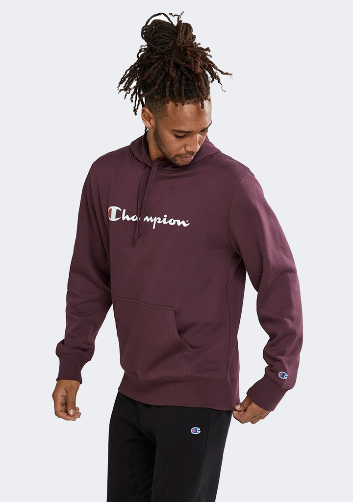 Champion Mens Script Hoodie