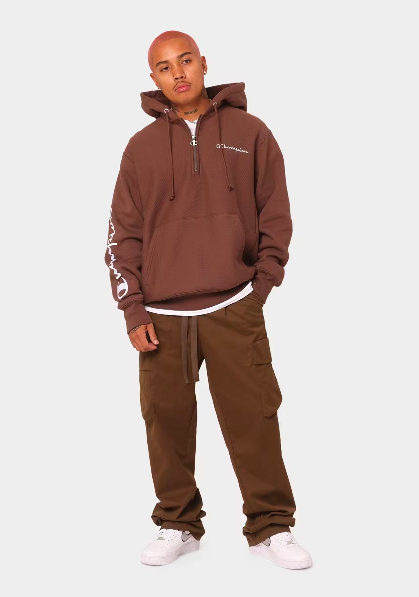 Champion Men's Reverse Weave Quarter Zip Hoodie