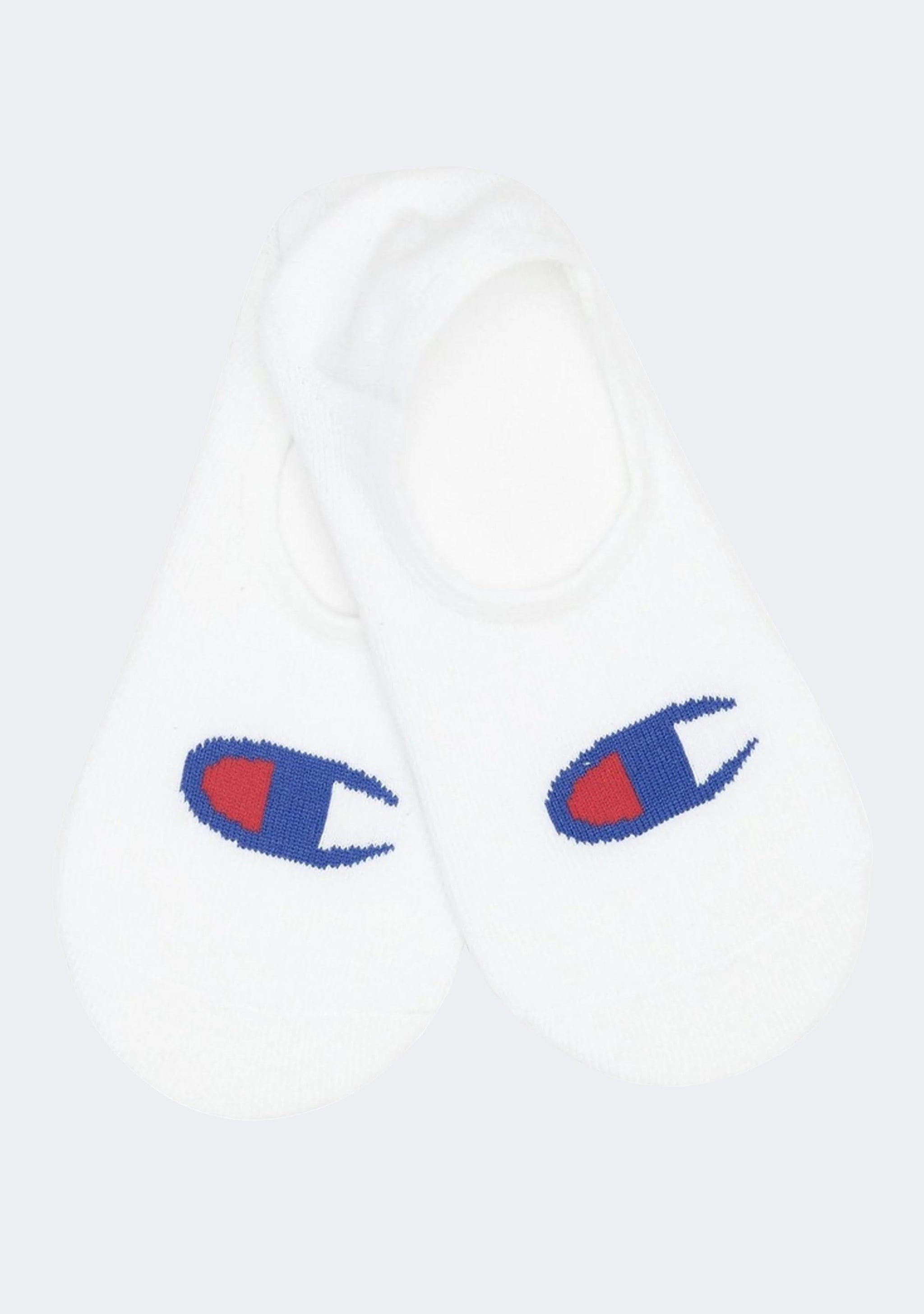 Champion C Logo Sneaker Socks 2 Pack White