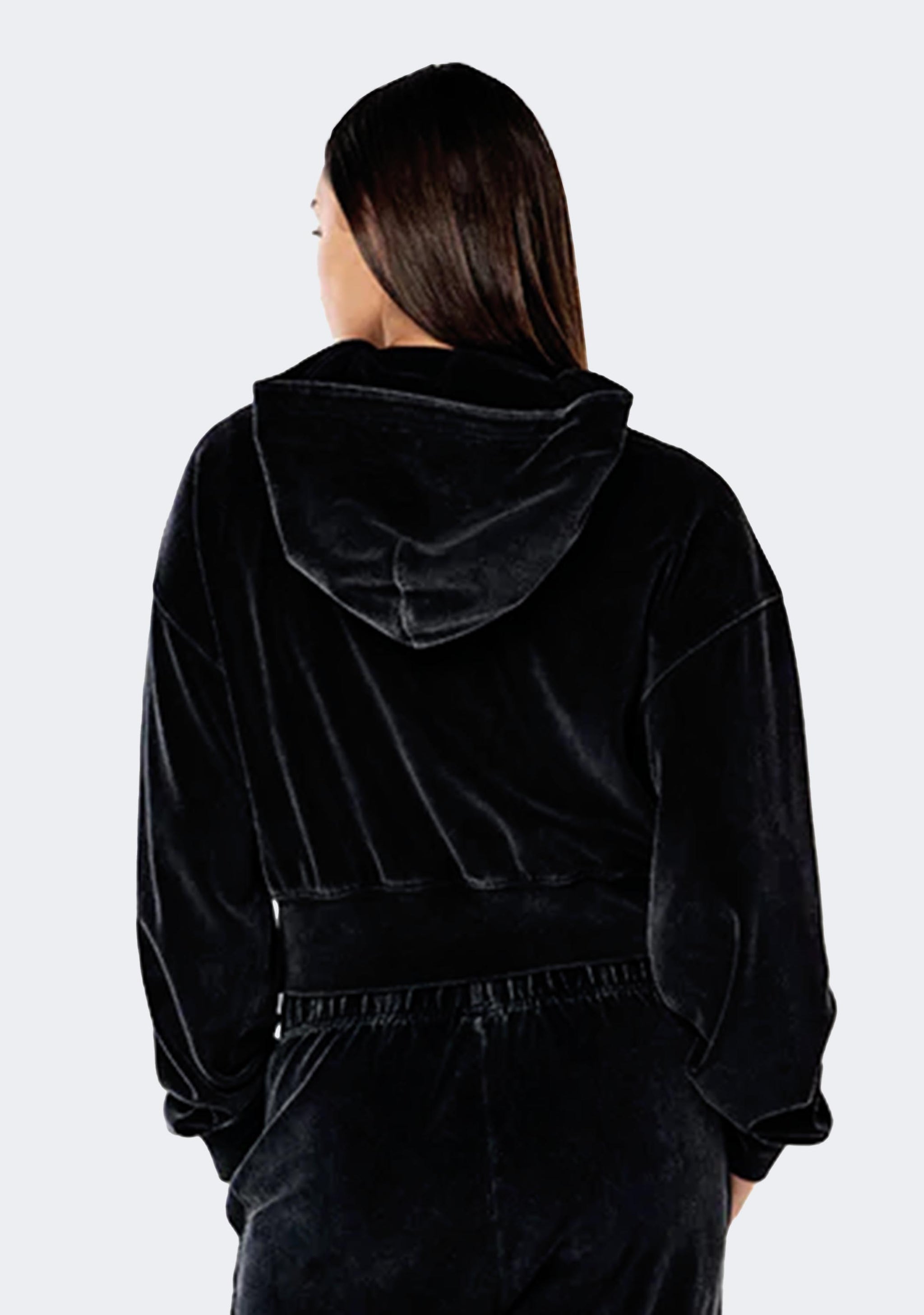 Champion Women's Rb Velvet Velour Zip Hoodie