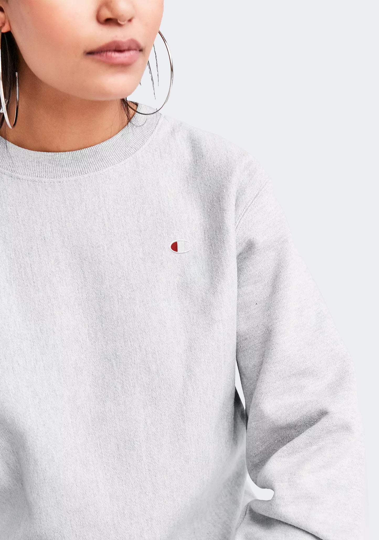Champion Women’s Reverse Weave Small C Logo Crew