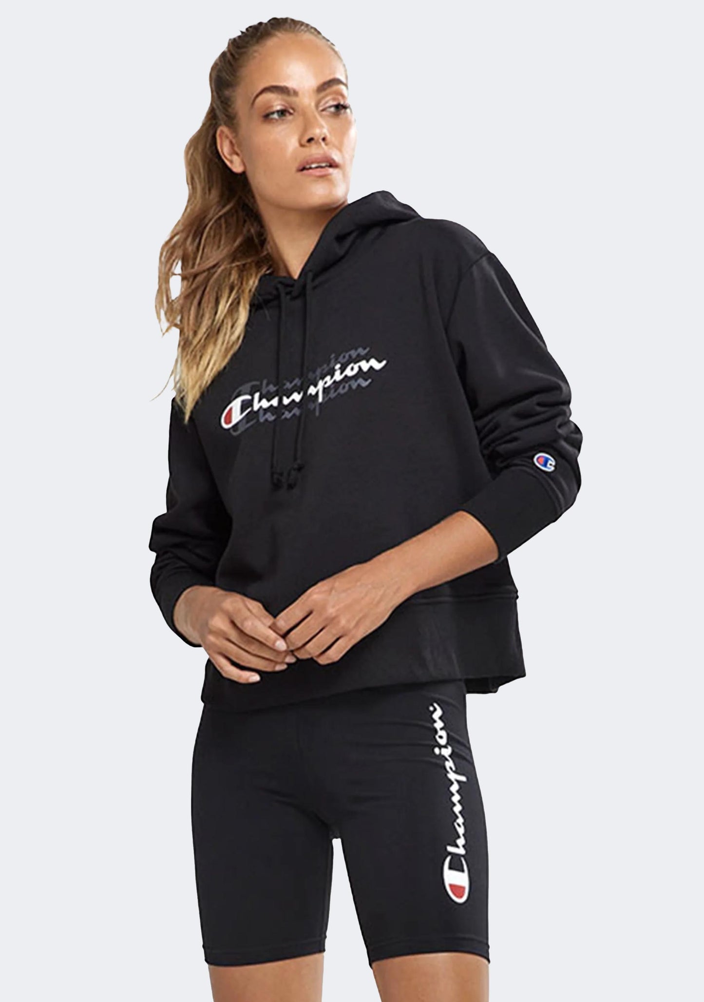 Champion Womens Sporty Graphic Hoodie