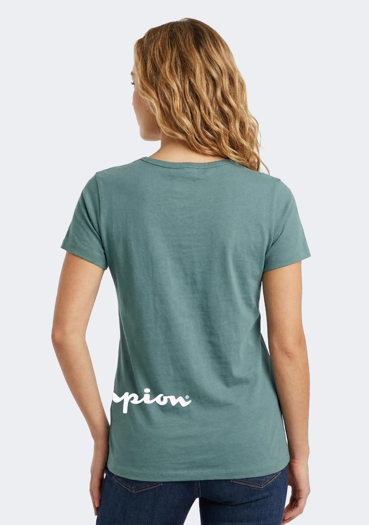 Champion Women's SPS Waist Script Tee