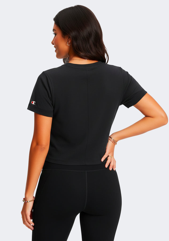 Champion Women's US Twist Front Crop Tee