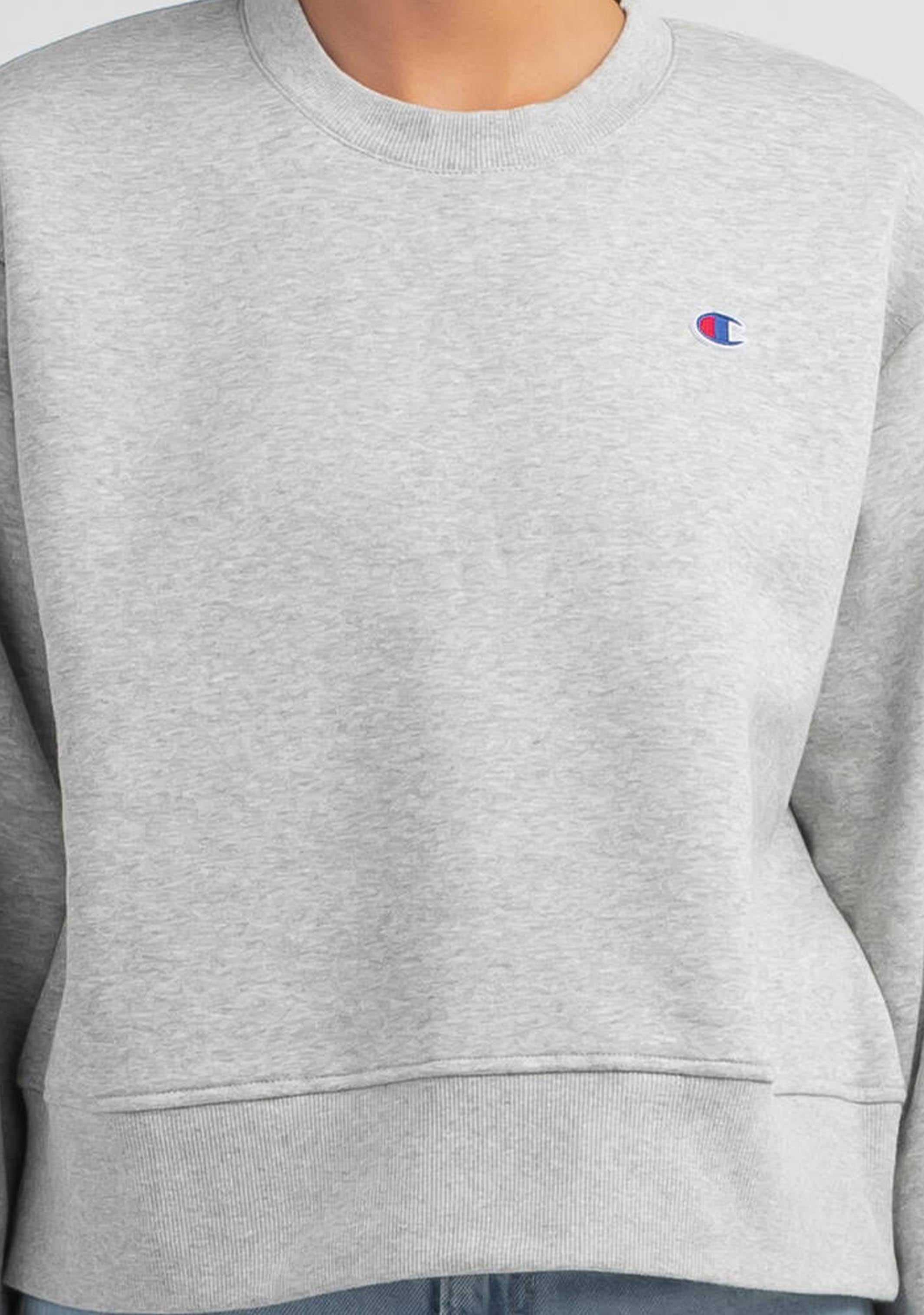 Champion Womens Sporty Graphic Crop Crew