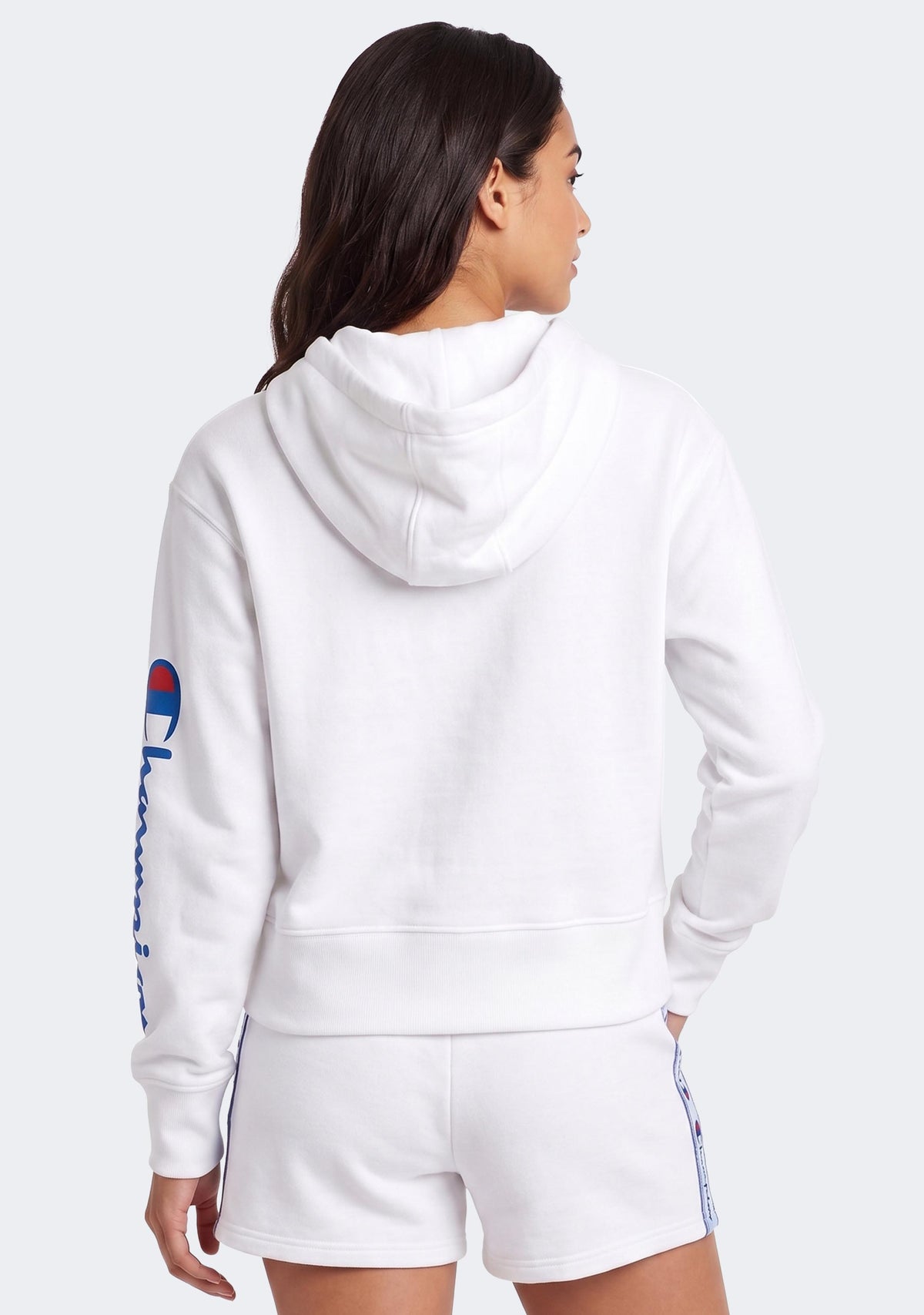 Champion Women’s Sporty Graphic Hoodie White