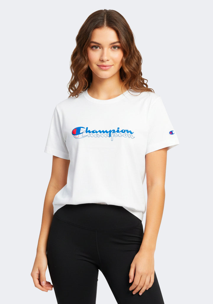 Champion Women's Graphic Sporty Crop Tee