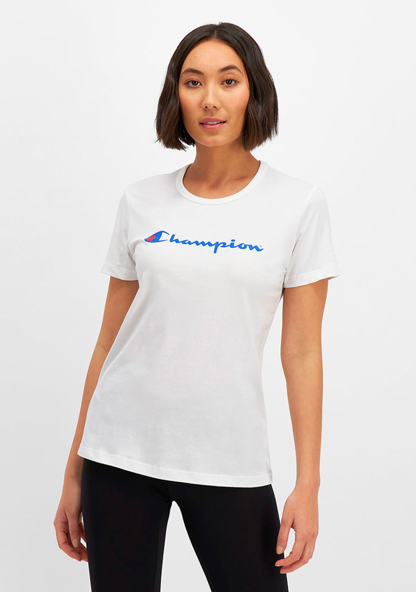 Champion Women's Script Short Sleeve Tee