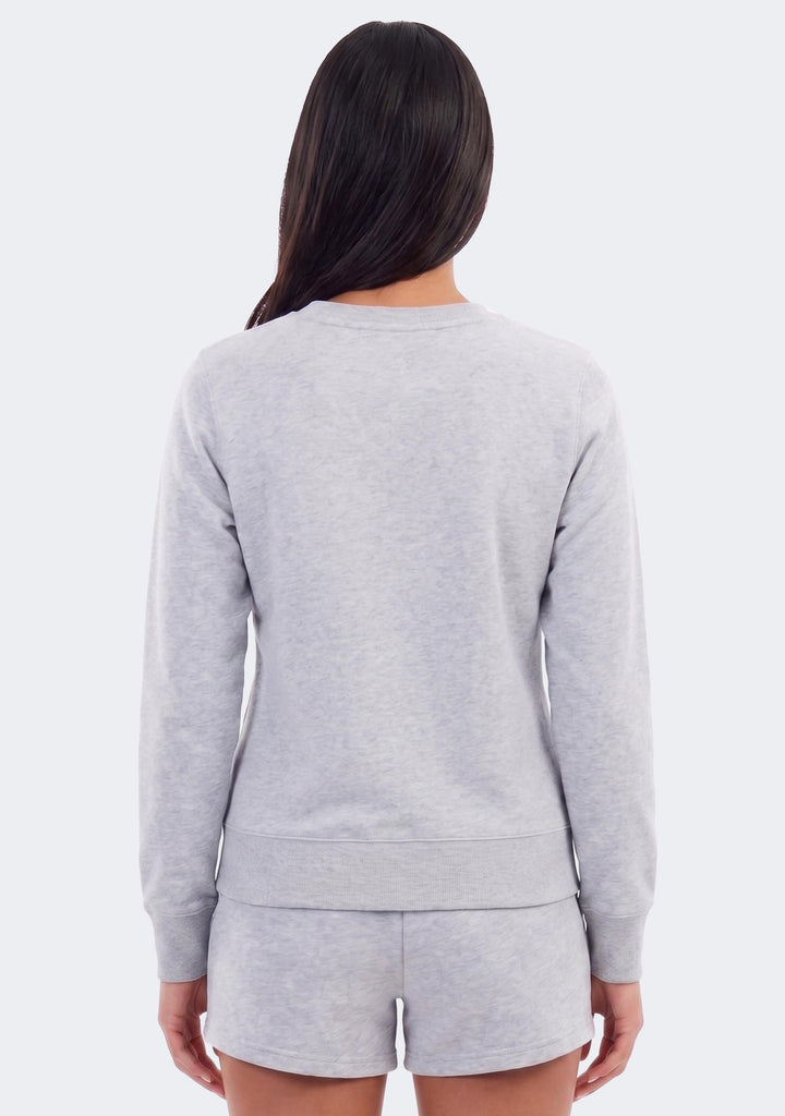 Champion Women’s Script Crew Oxford Heather