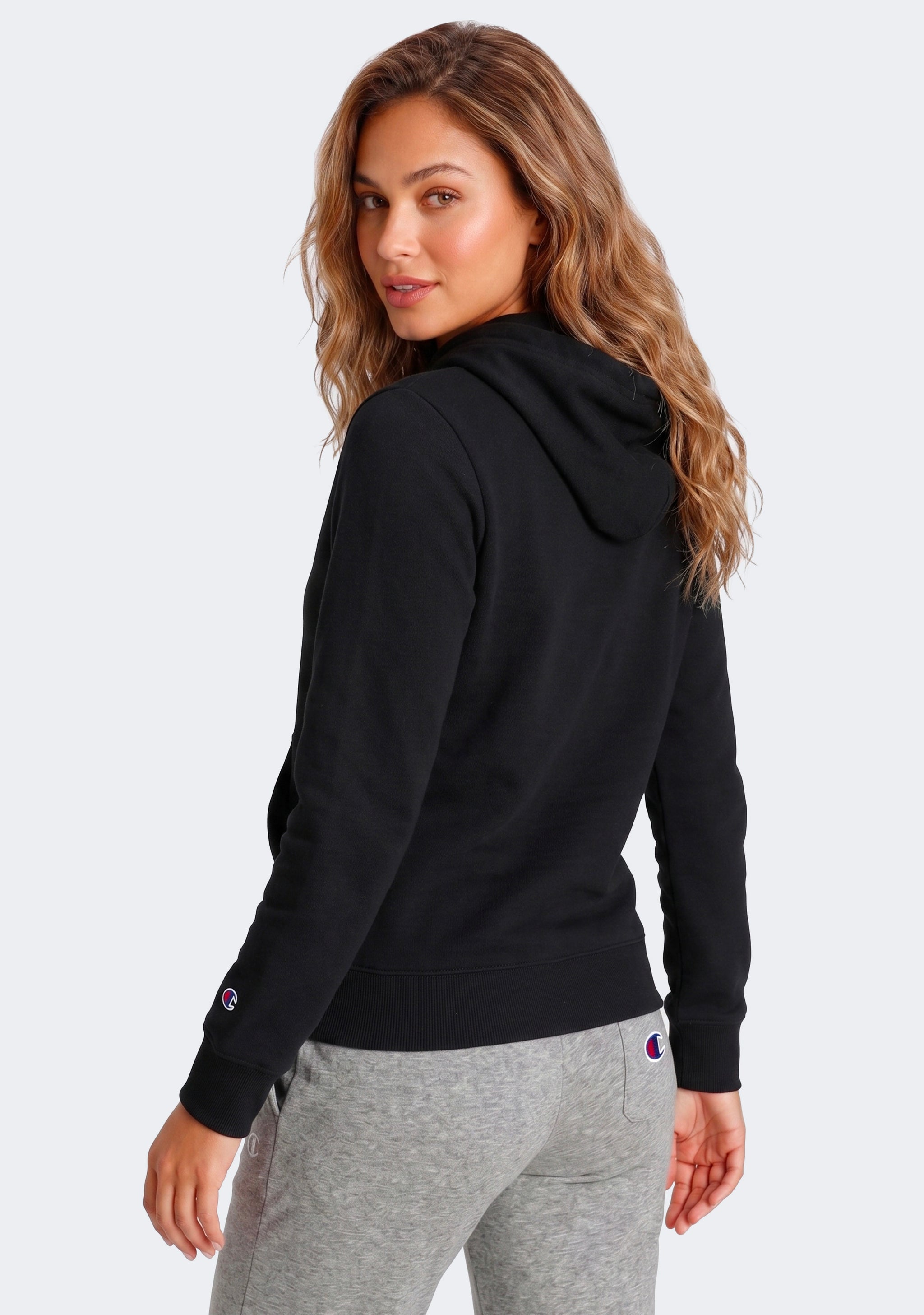 Champion Women’s Script Hoodie Black