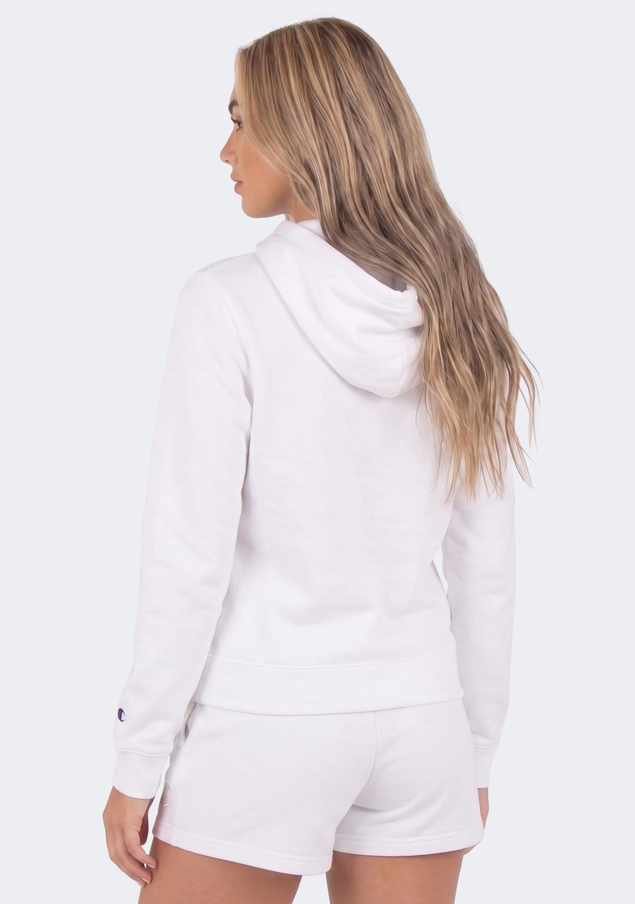 Champion Women’s Script Hoodie White