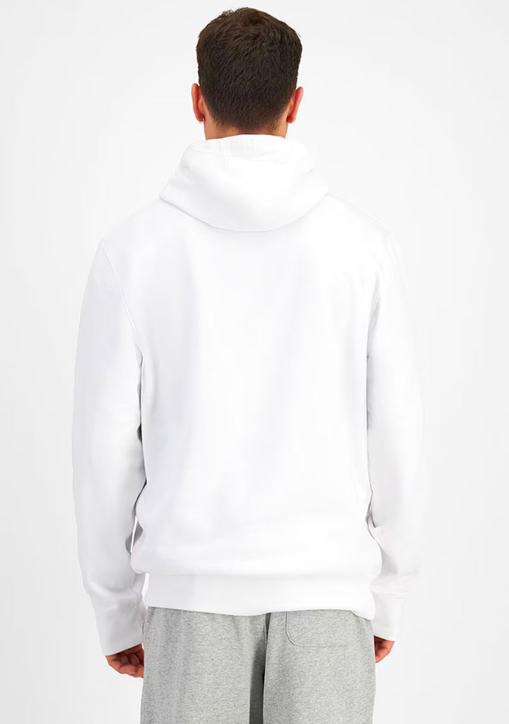 Champion Men's Script Logo Hoodie White
