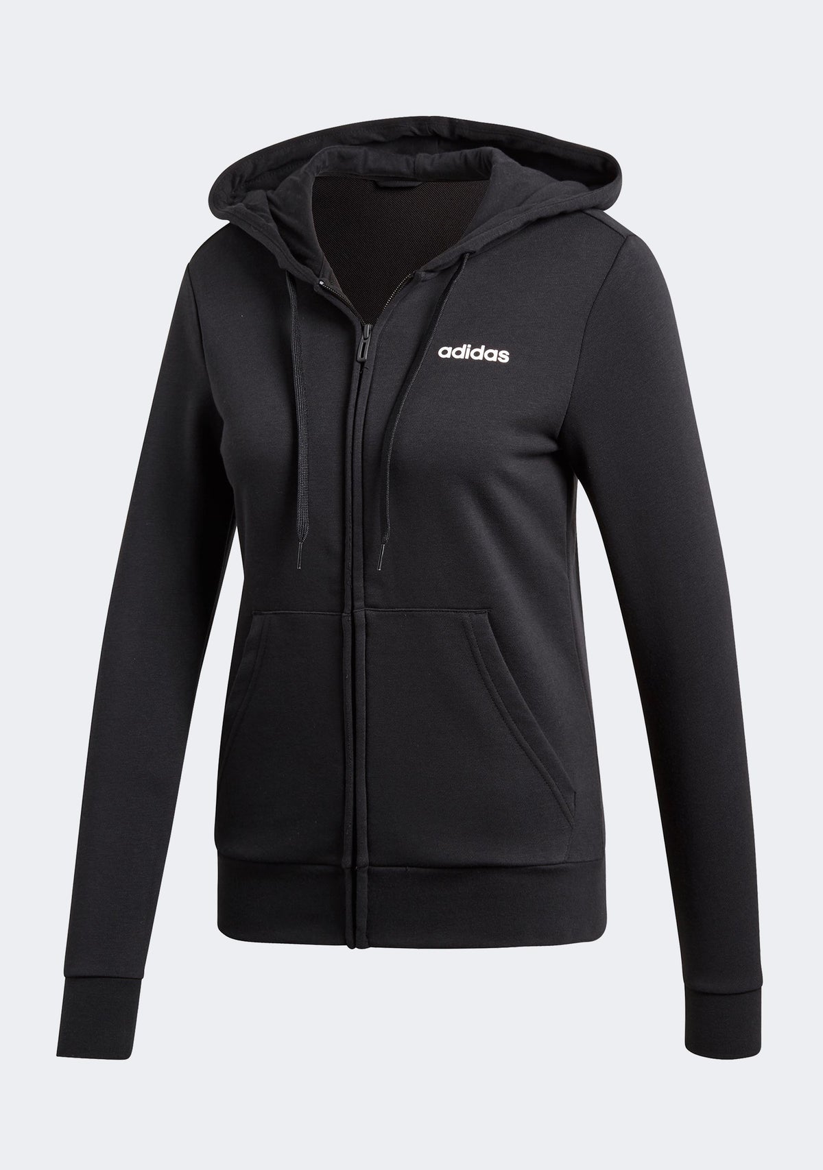Adidas Women's Essentials Plain Full Zip Hoodie