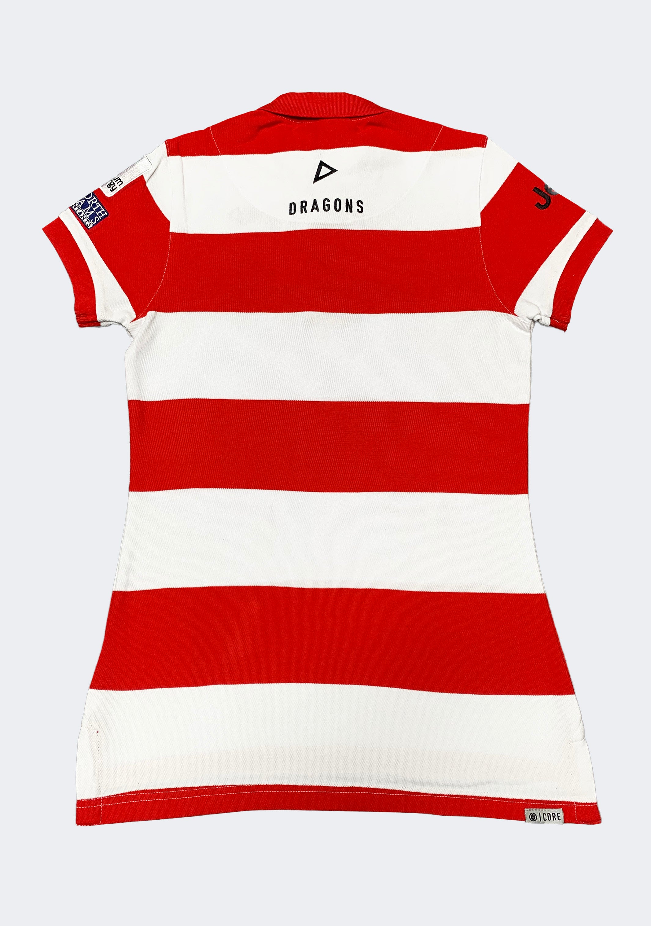 ISC Women's St George Illawarra Dragons Striped Polo