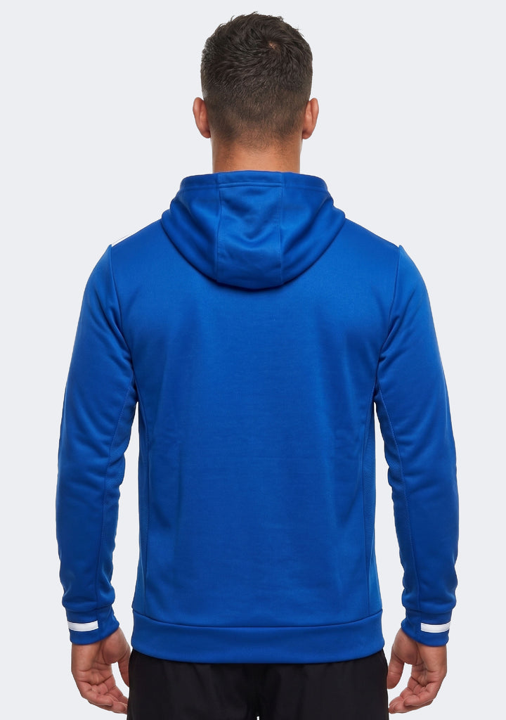 Adidas Men's Team 19 Pullover Hoodie Royal Blue/White
