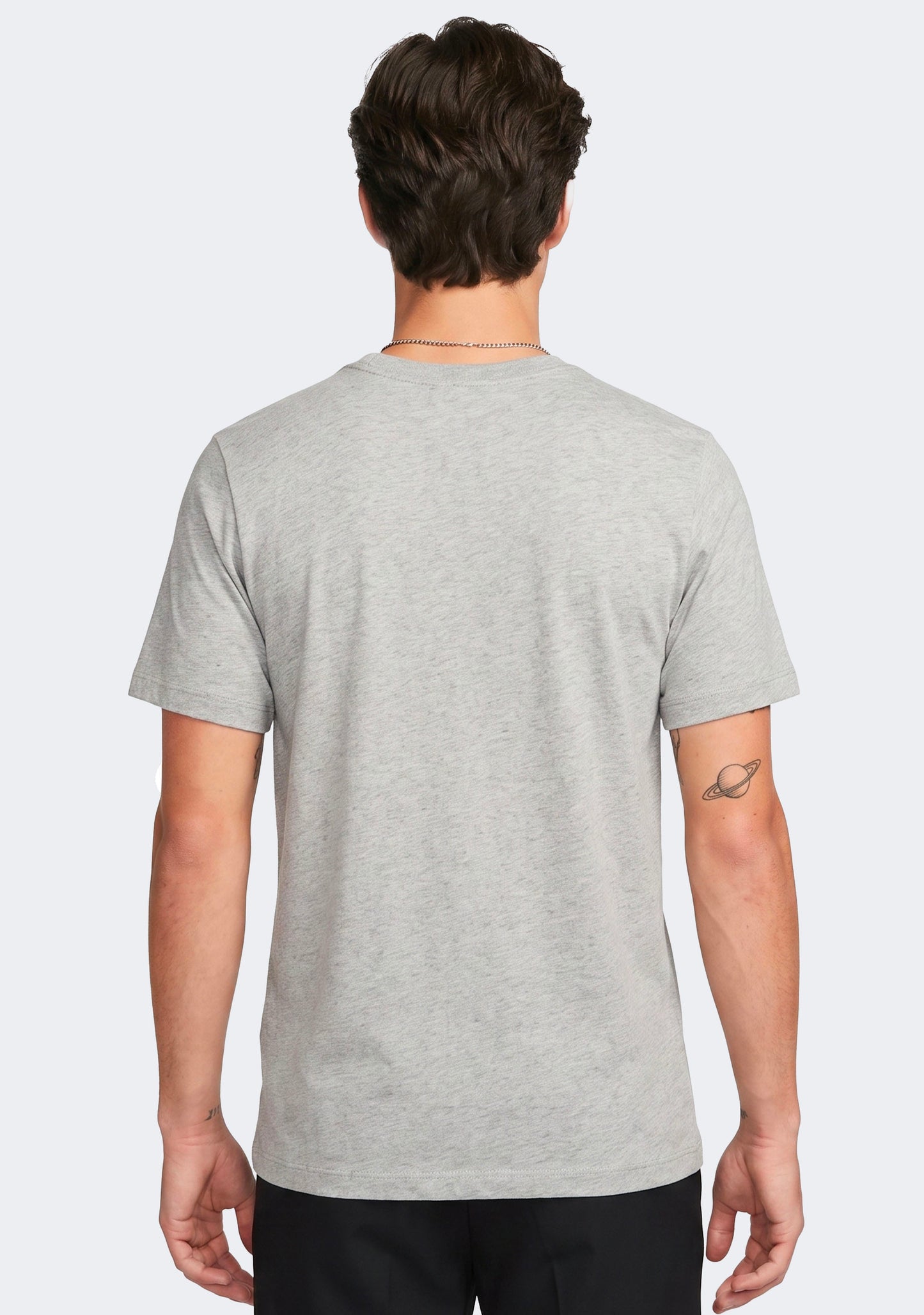 Nike Men's Sportswear “Just Do It.” T-Shirt Grey/Black