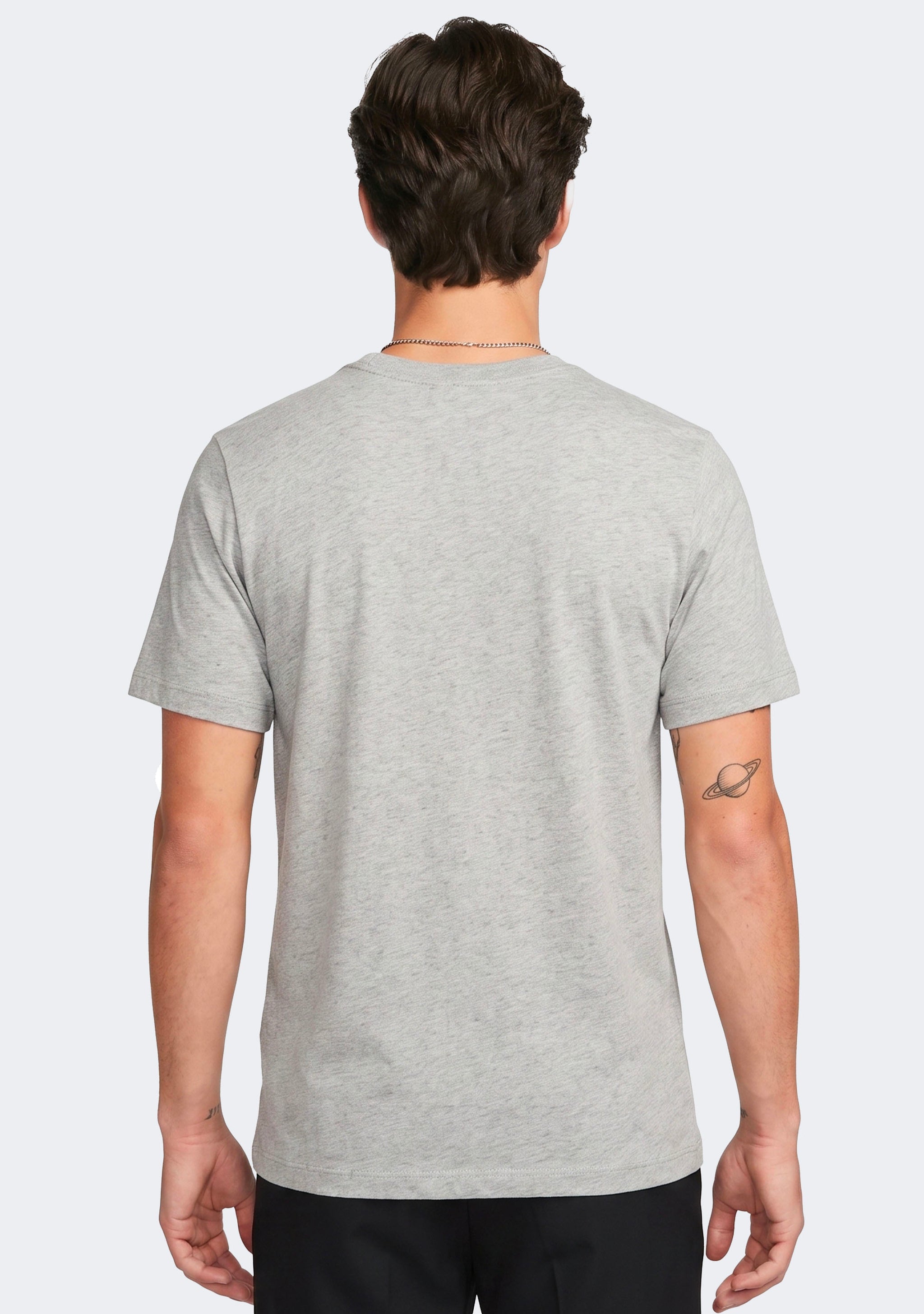 Nike Men's Sportswear “Just Do It.” T-Shirt Grey/Black