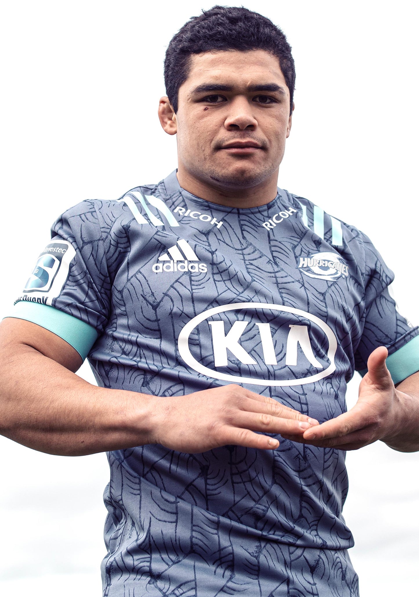 Adidas Men's Hurricanes Super Rugby Primeblue Away Jersey