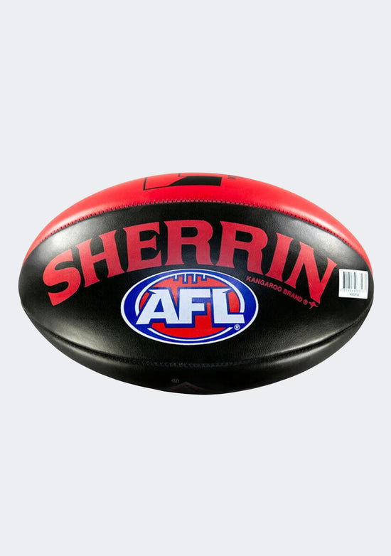 Sherrin Essendon Bombers PVC AFL Team Logo Football