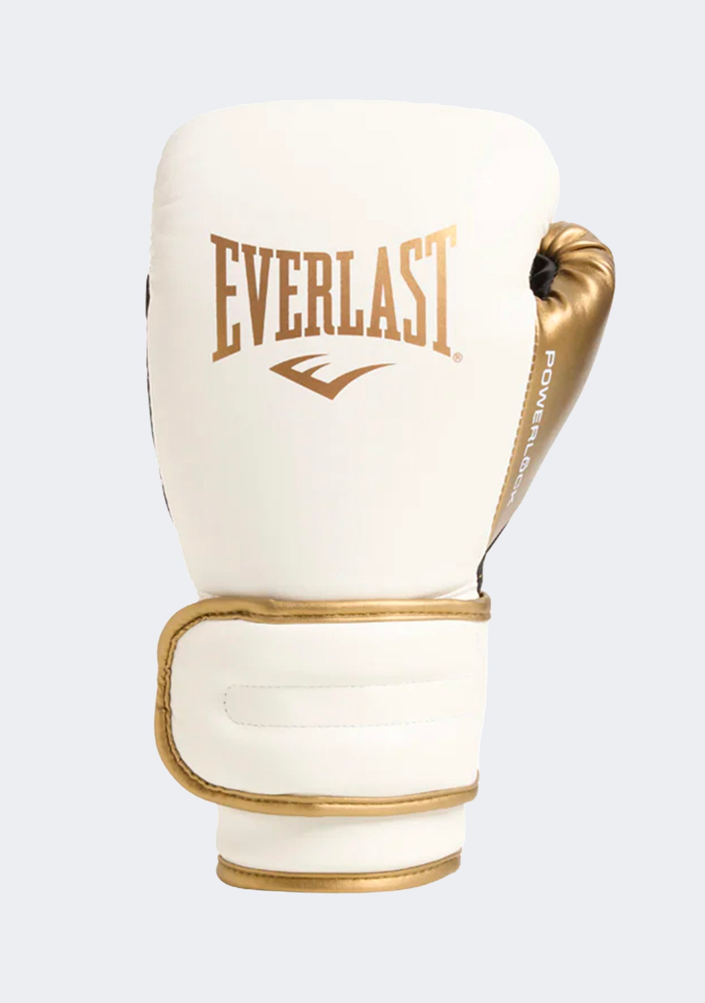 Everlast Powerlock2 Boxing Gloves 14oz White/Gold