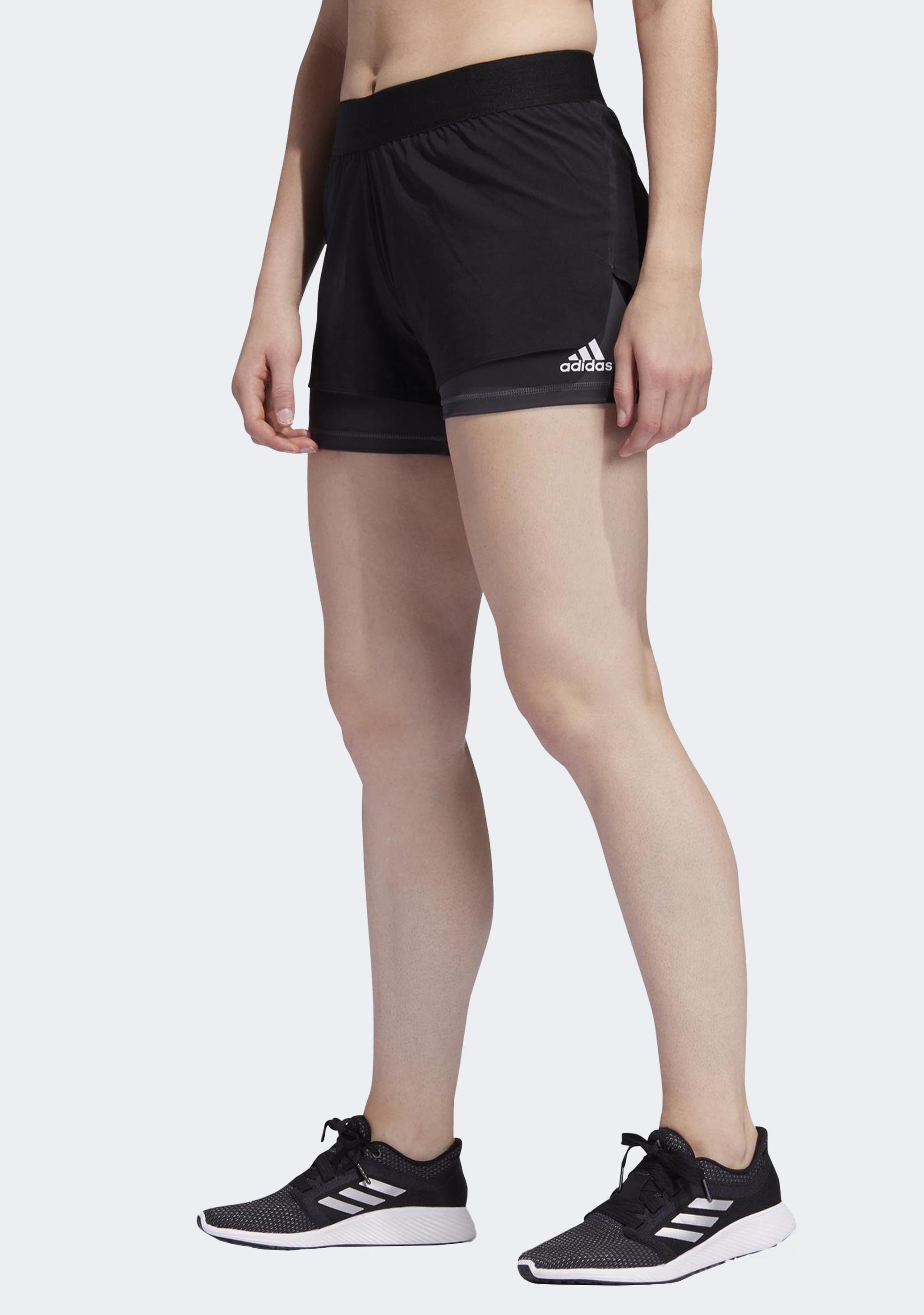 Adidas Women's Alphaskin Two-in-One Shorts